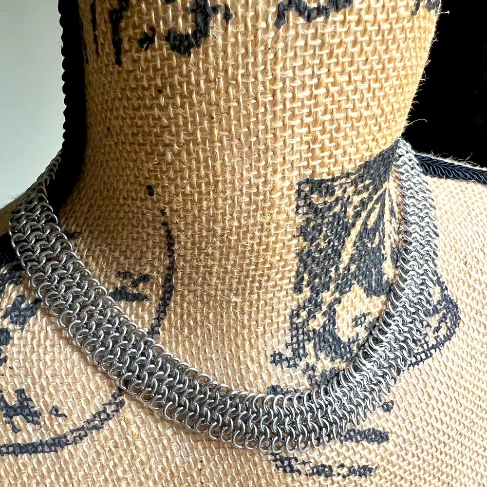 Three Chain Choker 925 sterling silver